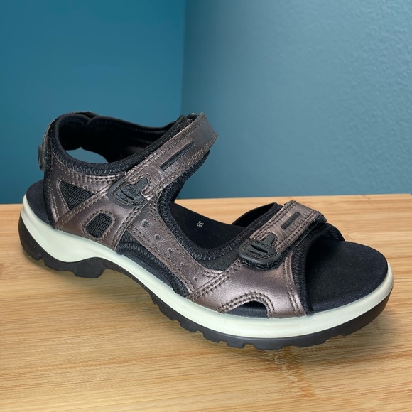 ECCO Yucatan Limited Edition Upcycle Project EU 38 US 7 7.5 Off-Road Brown RARE - Picture 2 of 10